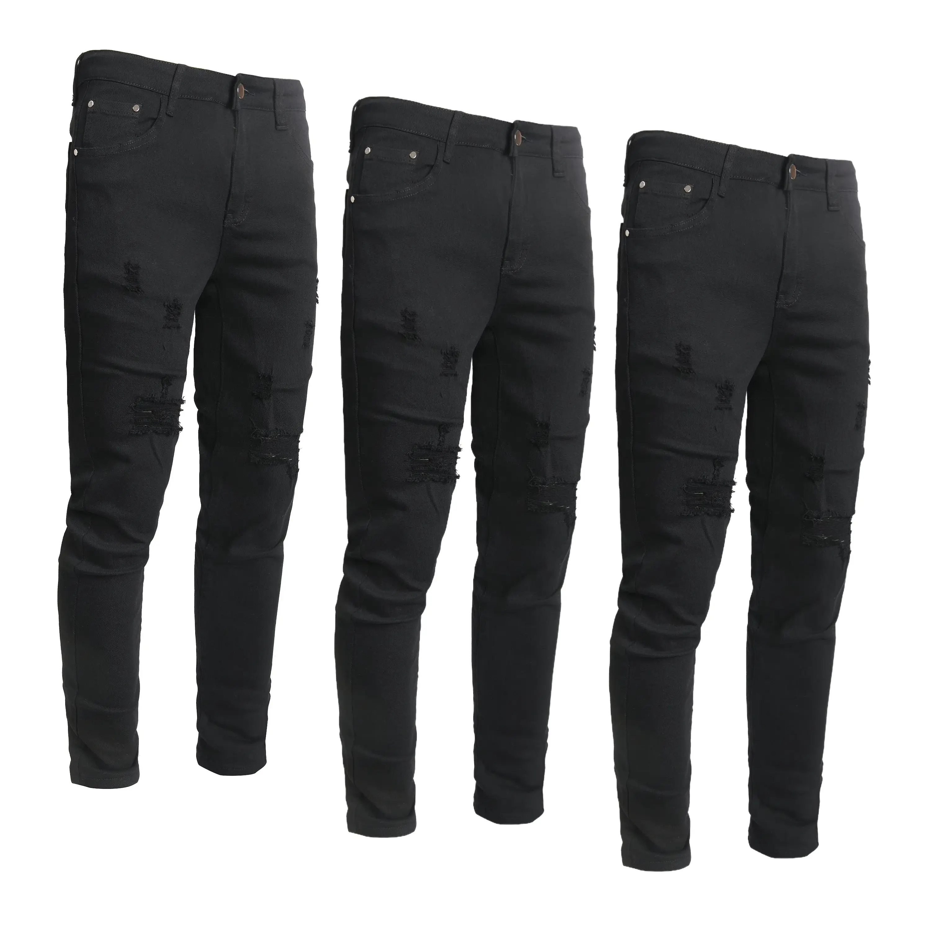 (3 Pack)Black Rip-Black Rip-Black Rip