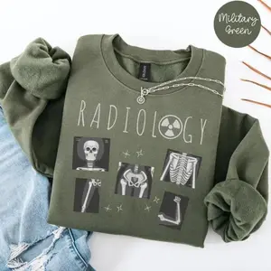 Radiology Sweatshirt, Rad Tech Crewneck, X-Ray Technologist Pullover, Medical Gift for Radiologist, CT MRI Tech Shirt, Radiology Student Sweater