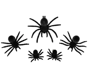 Northlight Spiders Halloween Clip-on Decor 9.5" Set of 5