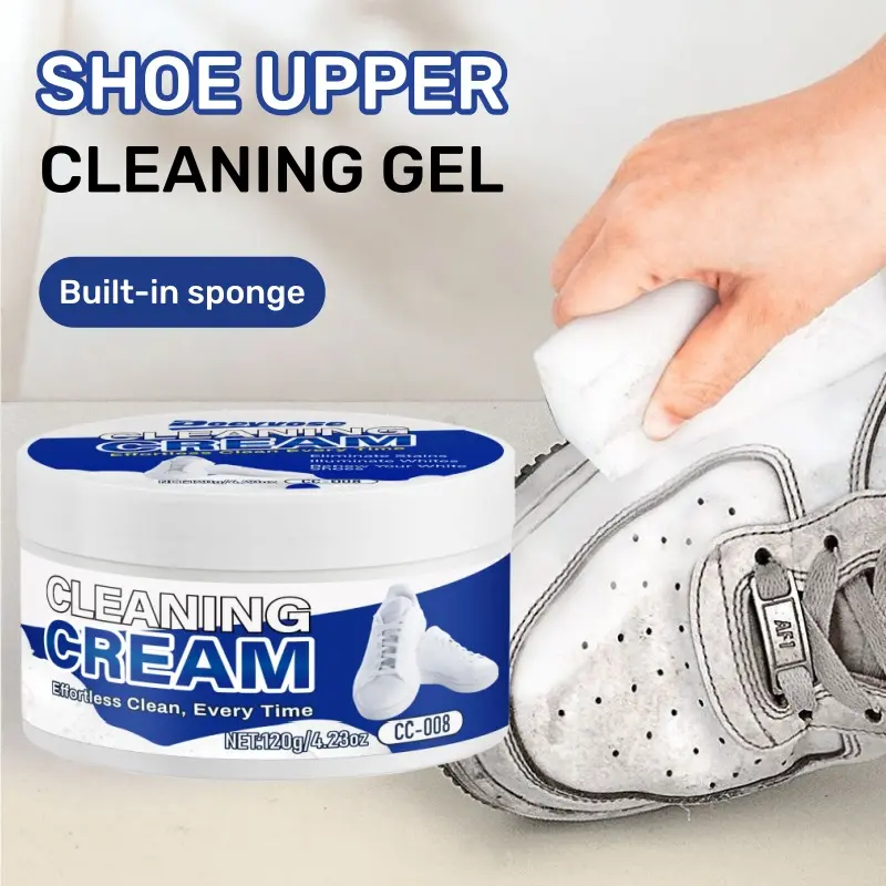 Multifunctional Cleaning Paste, Shoe Suede Stain Remover, Leather Care, No Water Needed, Easy-To-Use Cleaner for Shoes & Accessories