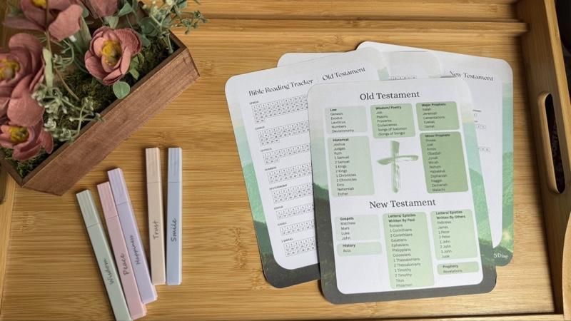 Bible study kit with reading tracker Bible study kit with reading tracker