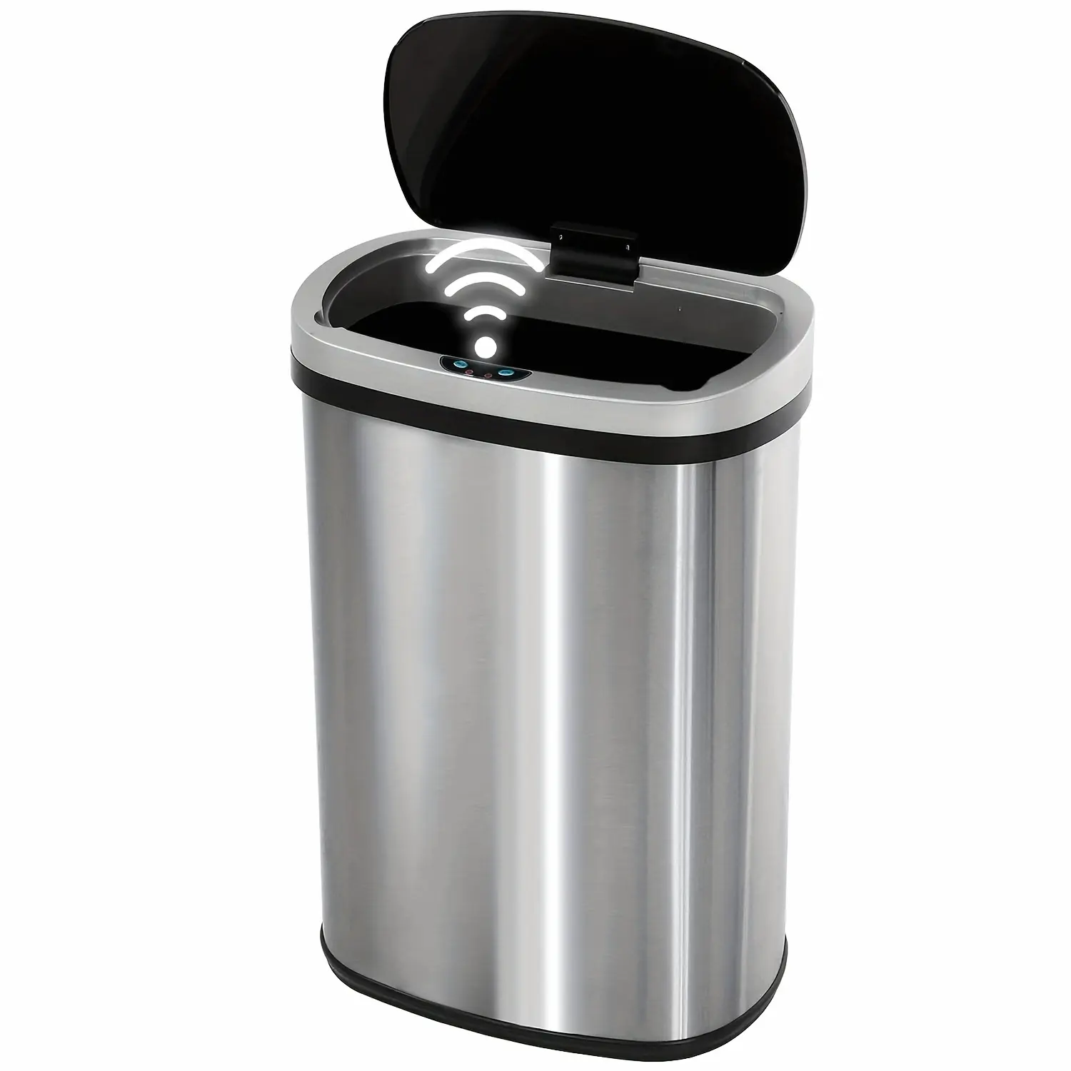 13 Gallon Trash Can Kitchen Waste Bin 50L, Automatic Garbage Can Touchless Motion Sensor, for Office Bedroom Living Room Trash Can