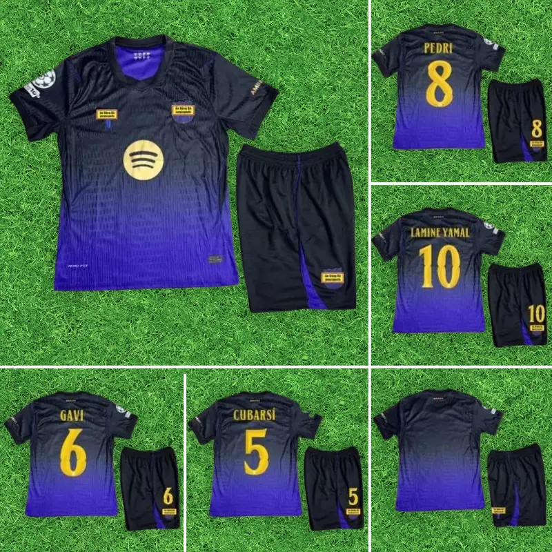 26/27 Away Soccer Jersey, Black Purple Gradient Football Shirt, Soccer Jersey Shirt, Retro Soccer Graphic Shirt, Vintage Sports Tee