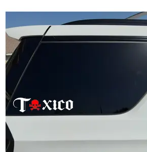 Toxico Vinyl Car Sticker Adhesive Decal - Design for Easy Application on Smooth Surfaces - Made from Vinyl Material for Durability and Flexibility