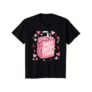 Baby Daddy Tears Love Heart Dad Is My Valentine T-Shirt