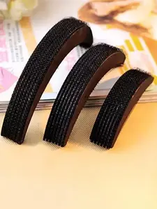 3pcs Different Sizes DIY Invisible Hair Puff Maker, Hair Puff Banana Bumpit, Hair Volumizer, Hair Styling Tools, Fashion Hairstyle Accessories For Women & Girls