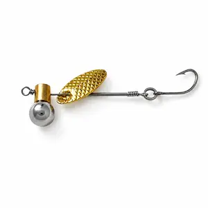 CASTJET Inline Spinner Lure 3.3g, Brass Sleeve, Fast Spinning, Slow Retrieve, Trout, Salmon & Bass