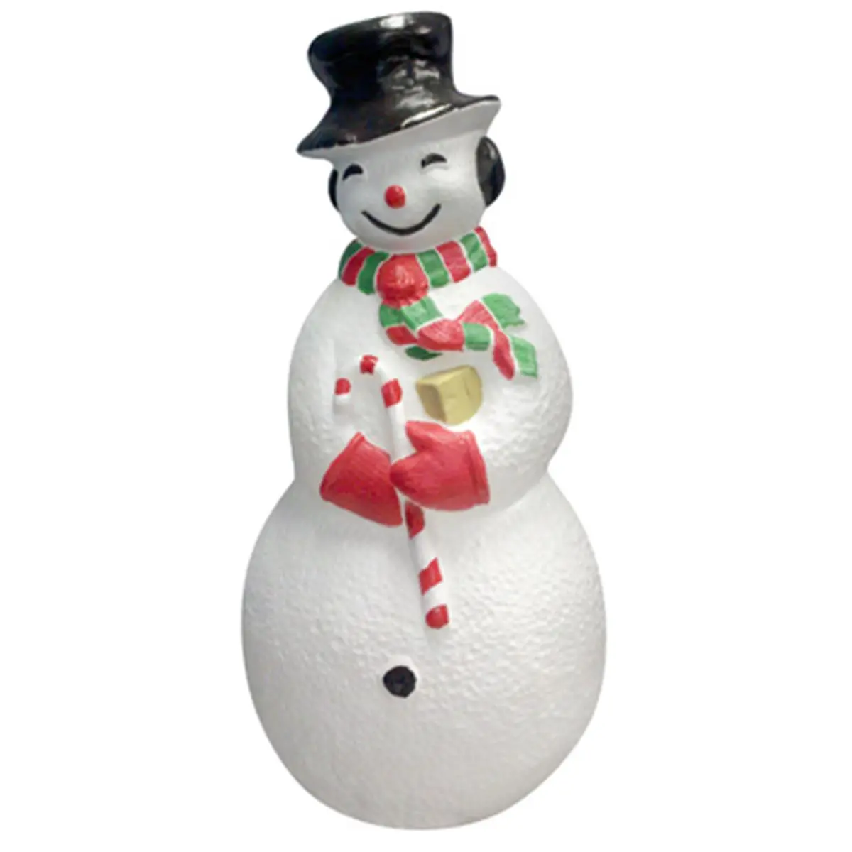 212 MAIN 40 in. Large Plastic Snowman Statue - 40" h x 17" w x 20" l, 8.5 lbs, 6' Cord, Colorful Painted Finish, Christmas Home Decor Figurines, Statues & Bobbleheads Collectible
