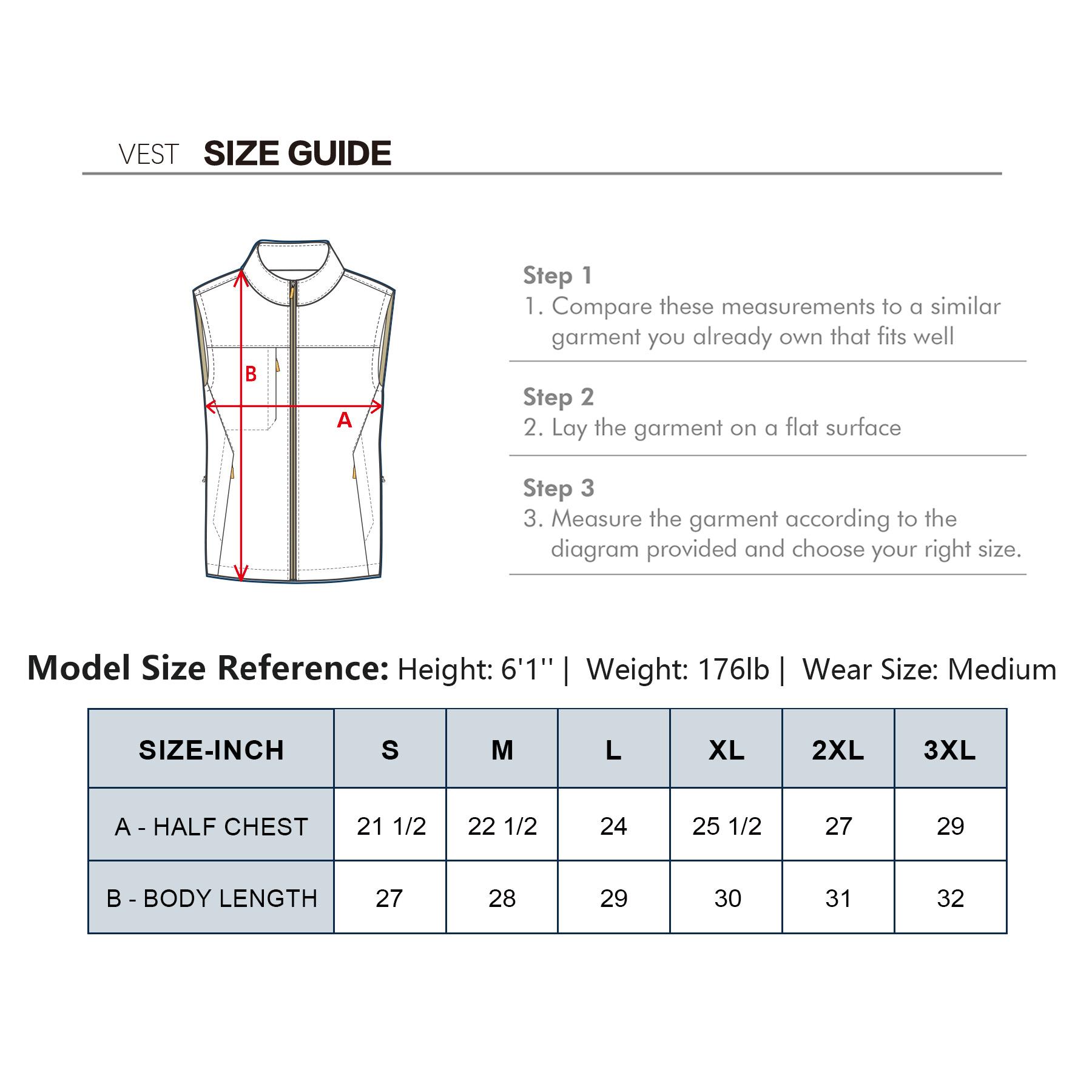 MAELREG Men's Golf Vest Reversible Fleece Vest Outerwear Windproof Lightweight Warm Softshell Sleeveless Jacket for Men