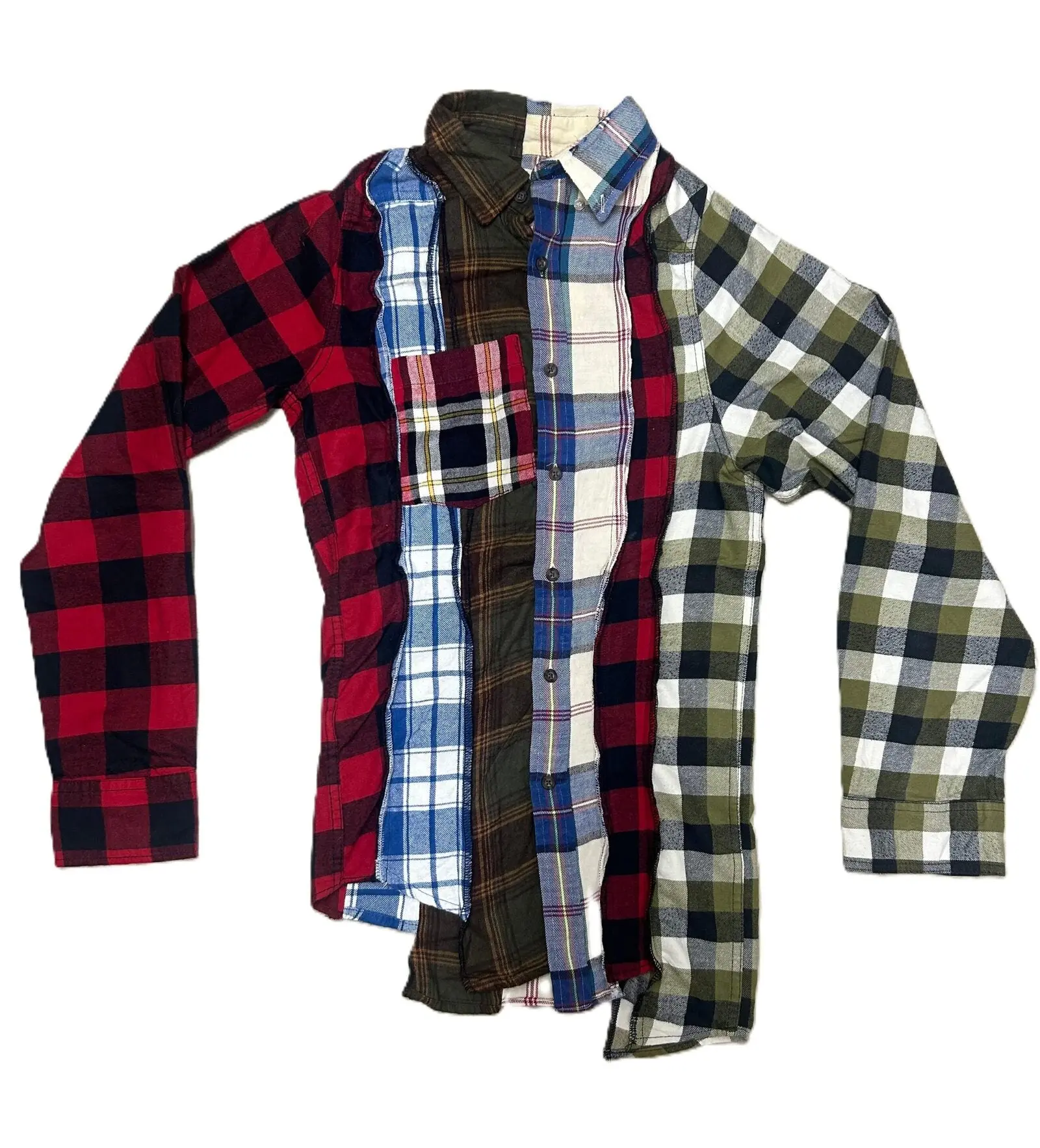 Deconstructed Flannel Shirt