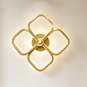 Modern LED Ceiling Light, Adjustable Color Temperature (3000-6000k), Ideal for Living Room, Bedroom, Kitchen, Dining Room
