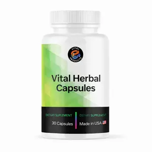 Vital Slim Herbal Supplement – Daily Wellness & Metabolic Support Capsules (30 Count)