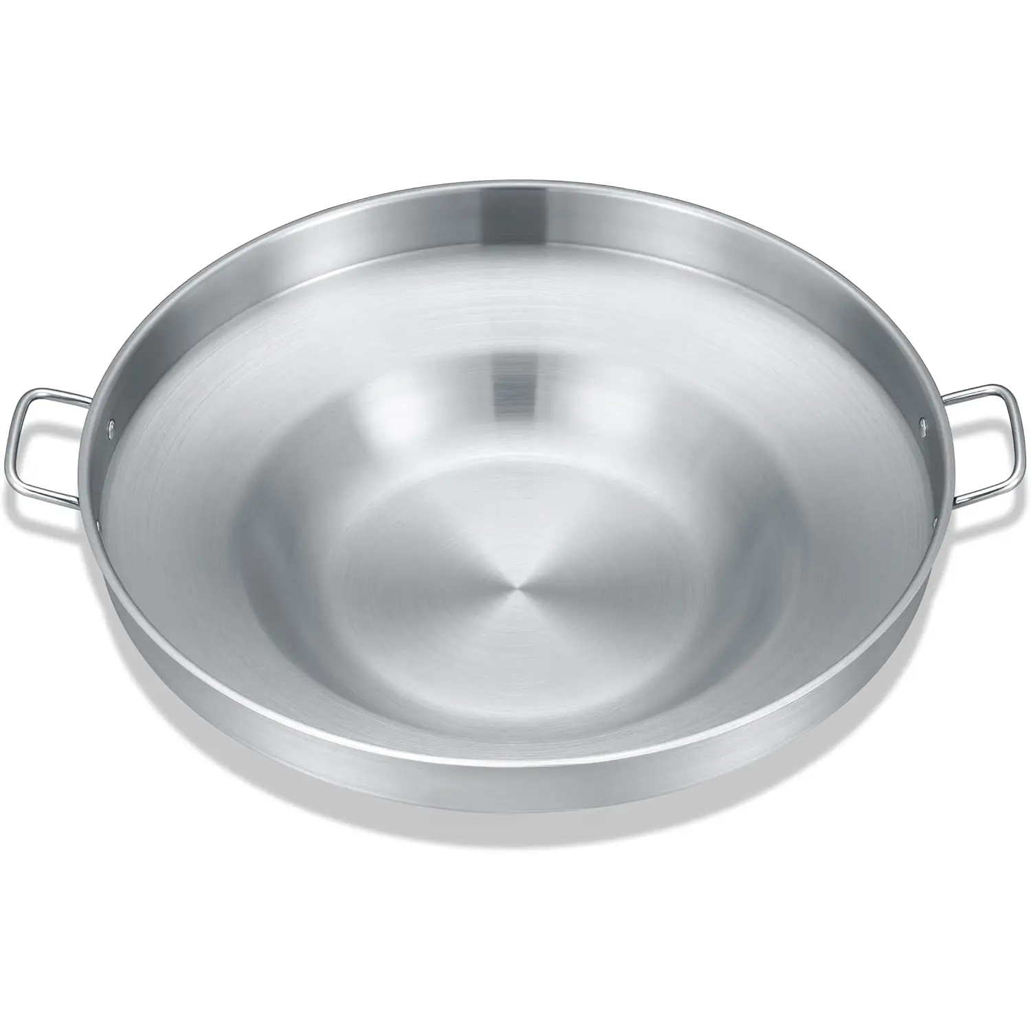 Stainless Steel Comal Frying Bowl Cookware (22"),  (S4008 S4812 S5612)