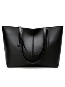 Women's Elegant Solid Color Handbag, Fashionable PU Leather Top Handle Bag for Daily Used, Casual Trendy Versatile High-quality Daily Commuting Bag