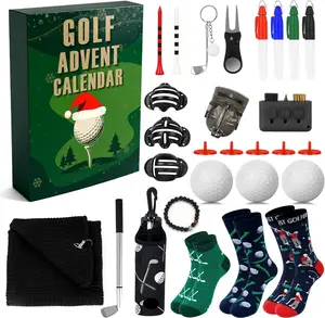 Valentines Gift Golf Advent Calendar 2025 – 24 Days of Golf Accessories && Tools , Christmas Gifts for Dad, Husband, Teen Boys