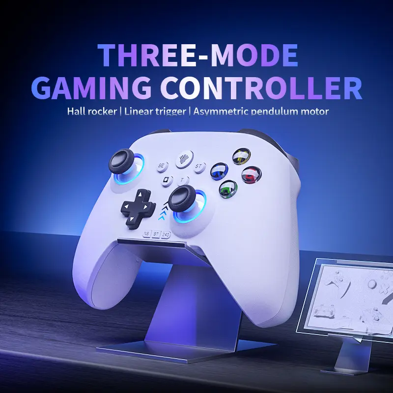 YUYIU Dawn Breaker(Not for XBOX) Halleffect Wireless controller for Switch2(2025)/Switch/PC/Steam/Apple Device/Android with RGB lighting/programming/Hall rocker/Hall trigger/vibration, three mode switch controller, plug and play - TikTok Shop YUYIU Dawn Breaker(Not for XBOX) Halleffect Wireless controller for Switch2(2025)/Switch/PC/Steam/Apple Device/Android with RGB lighting/programming/Hall rocker/Hall trigger/vibration, three mode switch controller, plug and play - TikTok Shop