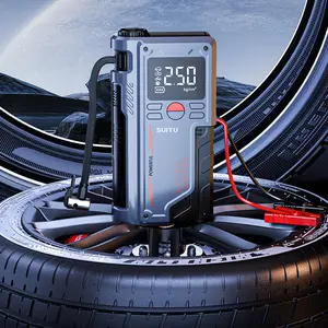 Portable Car Battery Charger, Multifunctional Car Air Pump with Electric Ignition Emergency Start Power Supply, Car Tire Inflator, Professional Car Repair Tool