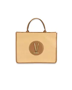 Camel Woven Tote Bag - Spacious & Durable with Elegant Camel Details - Perfect for Daily Use or Outings - Stylish Design