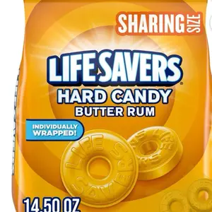 Life Savers Butter Rum Hard Candy Sharing Size Individually Wrapped 14.50 oz