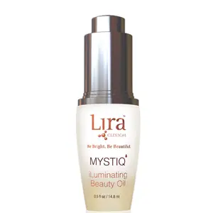 Mystiq Iluminating Beauty Oil. Piel seca, deshidratada, comprometida. Mantiene tu piel hidratada todo el día. Contiene vitamina C de fácil absorción. Lira Clinical.