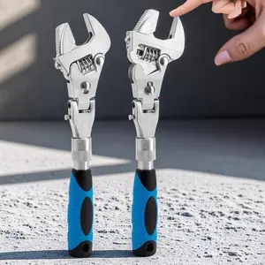 Multipurpose Adjustable Wrench Plier, Multifunctional Wrench, 5 in 1 Rotating Wrench Head, Portable Manual Assembly & Disassembly Tool, Universal Multi-Scene Quick Disassembly Tool