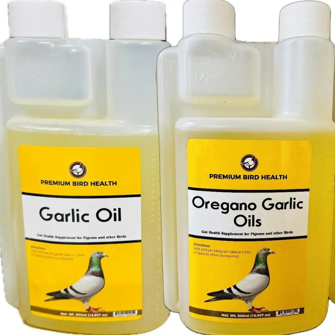 Generic Oregano-Garlic & Garlic Oil Bird Healthcare Supplements, 16oz Single Bottle Pet Bird Supply for Pigeon Feeding Needs