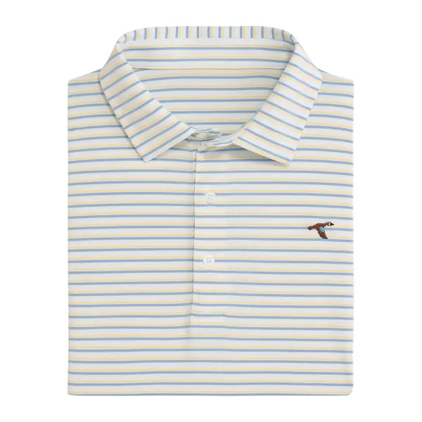 Rowland Performance Polo – Men’s Short Sleeve Golf Shirt, Breathable Lightweight Athletic Polo Top, Classic Casual Sportswear for Golf, Outdoor Activities & Everyday Style