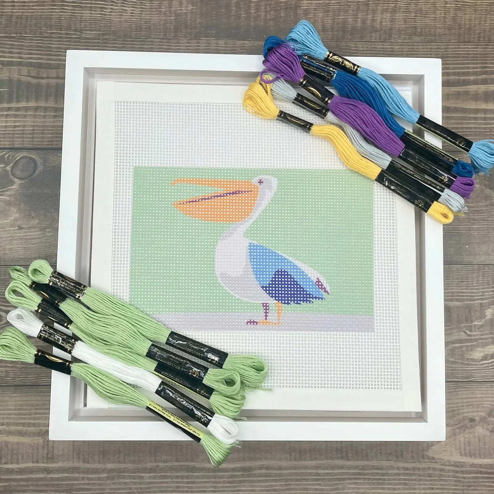 Pelican Needlepoint Design