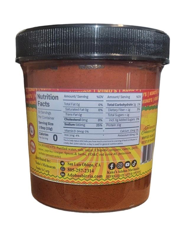 CHIPOTLE MARINADE Concentrate Paste Authentic restaurant quality foodservice ready bulk and home use kitchen