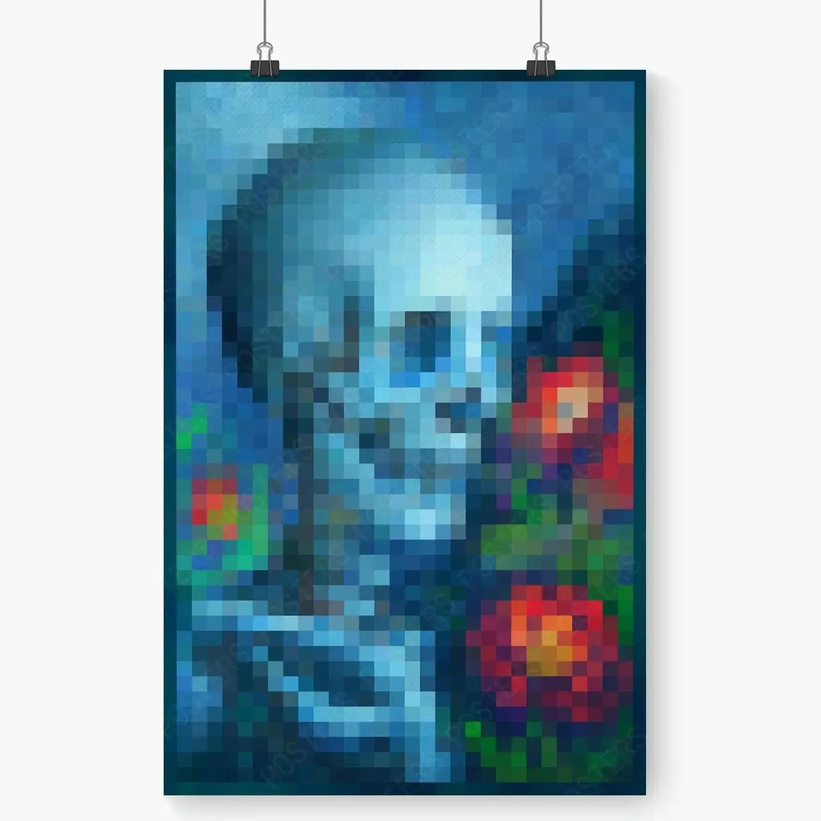 Minecraft Posters Burning Artistic High-Quality Print,Game posters,Anime posters,Vibrant Colors Rustic Charm Stunning Visuals Trendy Funny Wall Art Dorm Room Decor Pixel Art for MC Fans - Decoration Items living artwork home cuadro canvas modern abstract