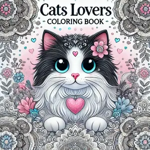 Crazy Cats coloring book for Adults and Kids: Featuring cute and funny cats pictures for relaxation and stress-relief Paperback – November 11, 2024