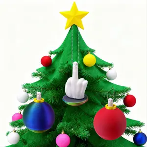 Unique Christmas Ball Decoration, Durable Plastic Holiday Ornament with Hanging Chain, Perfect Gift for Festive Celebrations, Decorative Christmas Tree Ornaments