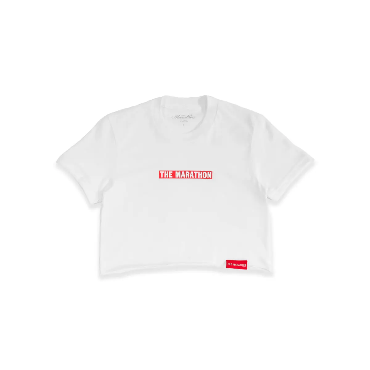 Marathon Bar Womens Crop Tee