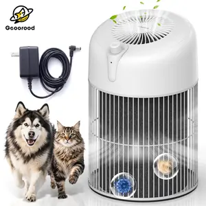 【Geoorood】 Air Purifier for Home Bedroom Office, 72.6 Million Negative Ions, HEPA Filter Traps 99.95% Allergens, Pet Hair Dander Dust & Odor Eliminator, Quiet Air Cleaner with Tilting Power Off for Pet Owners & Better Sleep #Summervibes #petlovers