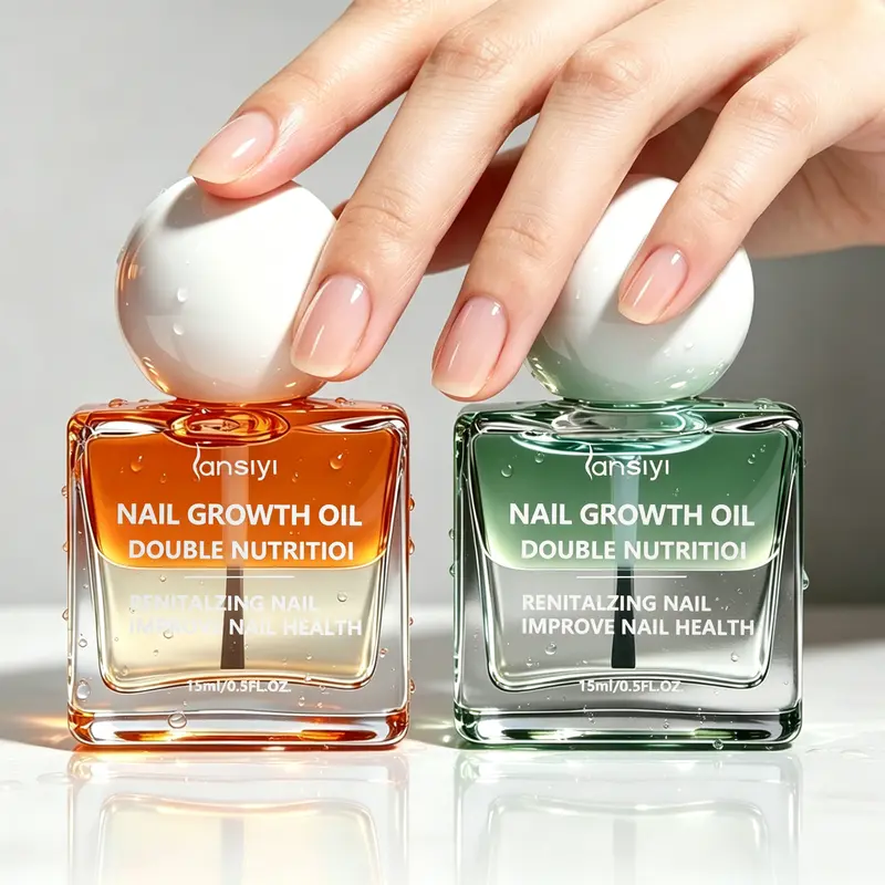 Vitamin & Keratin Nail Care Oil - Moisturizing, Strengthening, Brightening Repair for Fragile, Brittle Nails, Hangnails, Overall Nail Health, Cuticle Oil, Nail Serum, Damaged Nails, Nail Nourishment, Natural Nail Oil, Nail Health