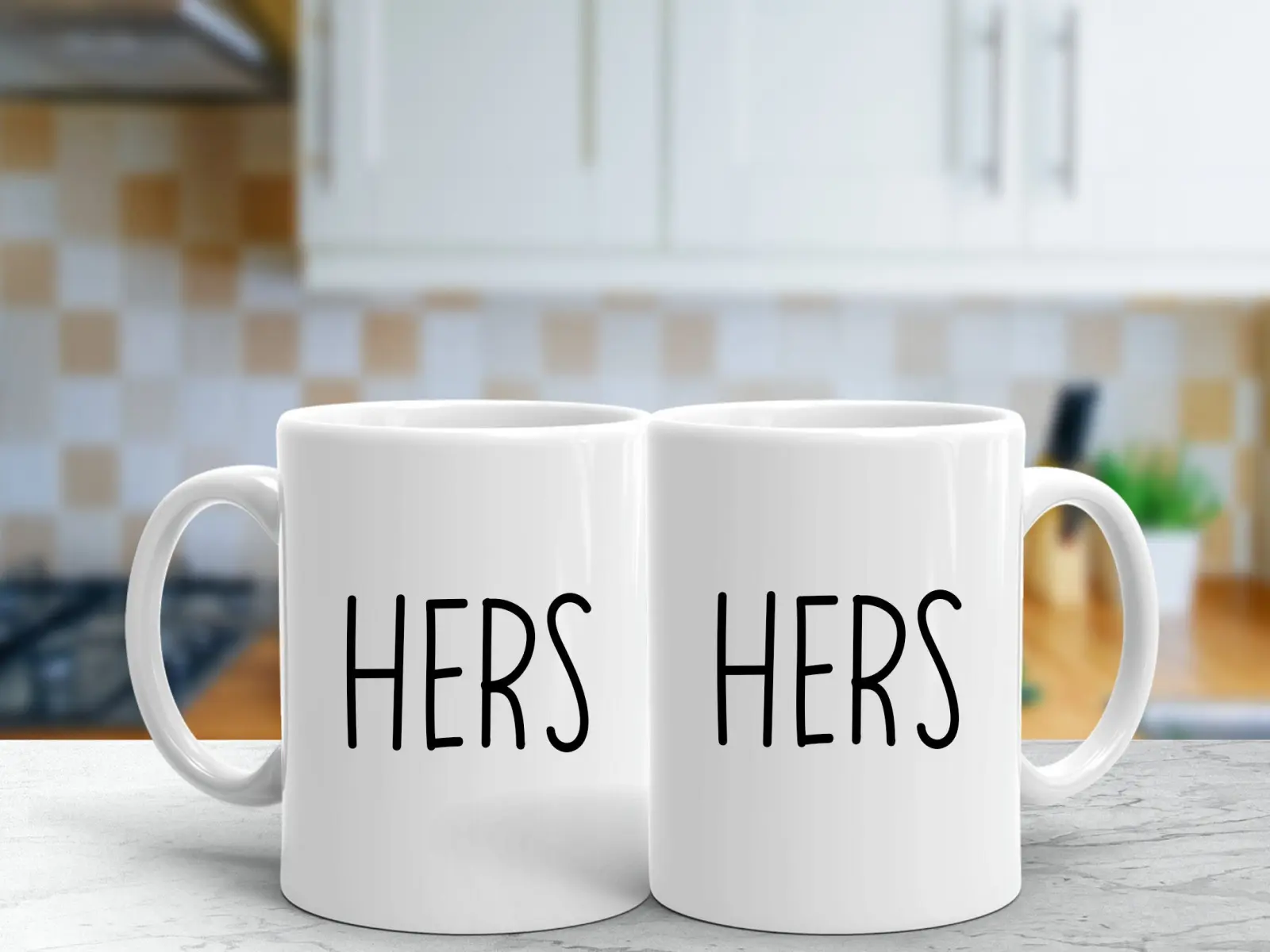 Hers and Hers Matching Mug Set | Hers and Hers Gifts | Lesbian Couple  Same Sex Marriage Engagement Valentines Day Mugs for Girlfriend Wife