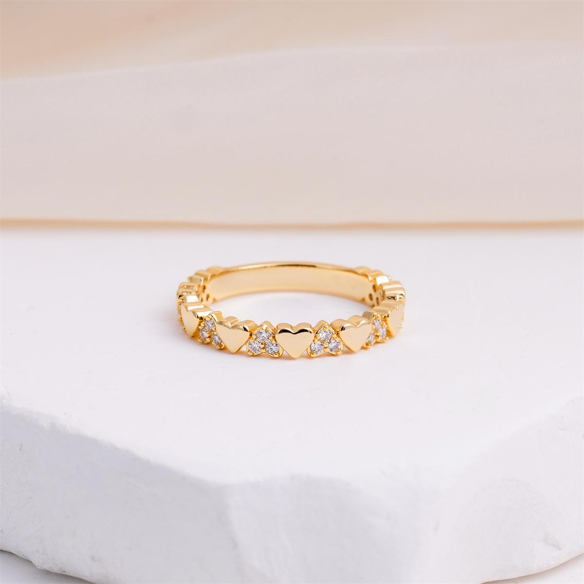 Moissanite Sweet Beats Heart Eternity Band Ring Wedding Engagement Anniversary Valentine's Day Birthday Gift Daily Wear Jewelry Moissanite Sweet Beats Heart Eternity Band Ring Wedding Engagement Anniversary Valentine's Day Birthday Gift Daily Wear Jewelry