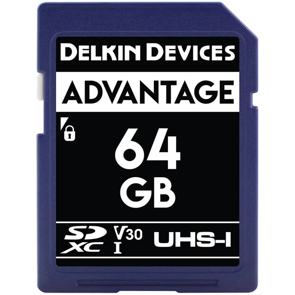 Delkin Devices Advantage 64GB UHS-I Class 10 U3 V30 SDXC 633x Memory Card