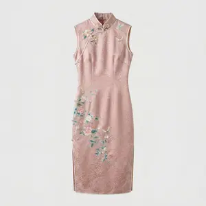 Hibiscus of the Golden Years QiPao/Cheongsam