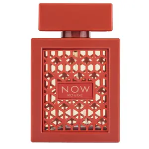 Lattafa Rave Now Rouge Eau de Parfum Spray for Unisex 3.4oz - Floral Oriental Fragrance with Balsamic & Woody Notes
