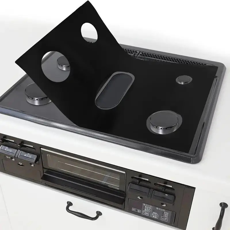 Non-stick Gas Stove Top Protector, 1 Count Reusable Gas Stove Protector Cover, Washable Stove Mat, Kitchen Gadgets, Household Kitchen Supplies