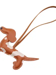 Cute Dachshund Keychain, Handmade Assembly, Casual Style, All Seasons Accessory, Perfect Gift for Pet Lovers, Adorable Dog Charm, Keychain Accessories, Keychain Decor