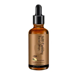 Self Tanning Drops for Face & Body,Organic & Natural Ingredients, Bronzing Face Tanning Drops with Aloe Vera, Non Toxic Self Tanner for Sunless Fake Tan & Natural Glow, Cruelty & Toxin Free