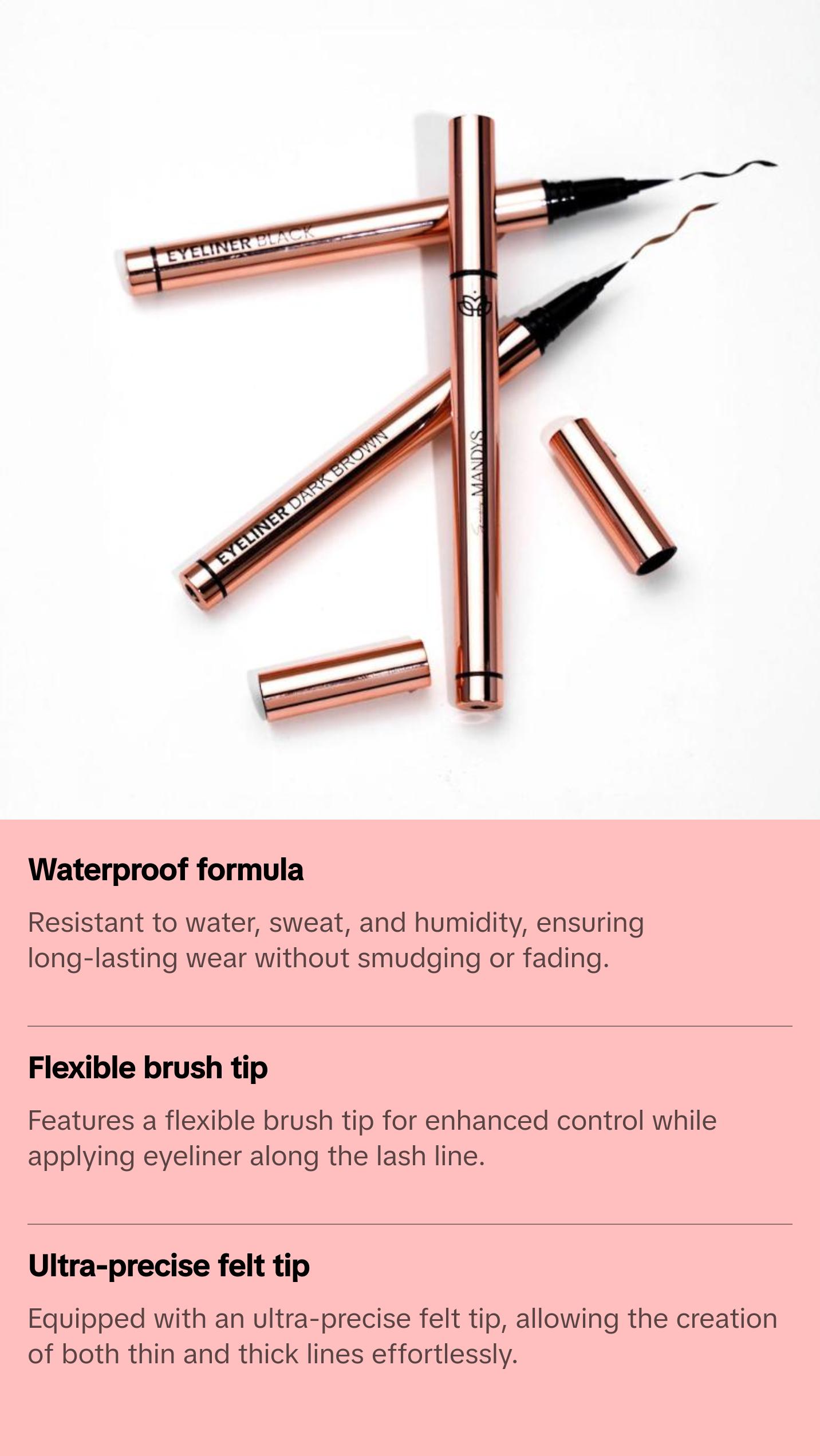 Waterproof Eye liner Duo (Black/Brown)