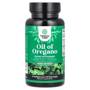 Nature's Craft Oil of Oregano, 90 Softgels (150 mg per Softgel)