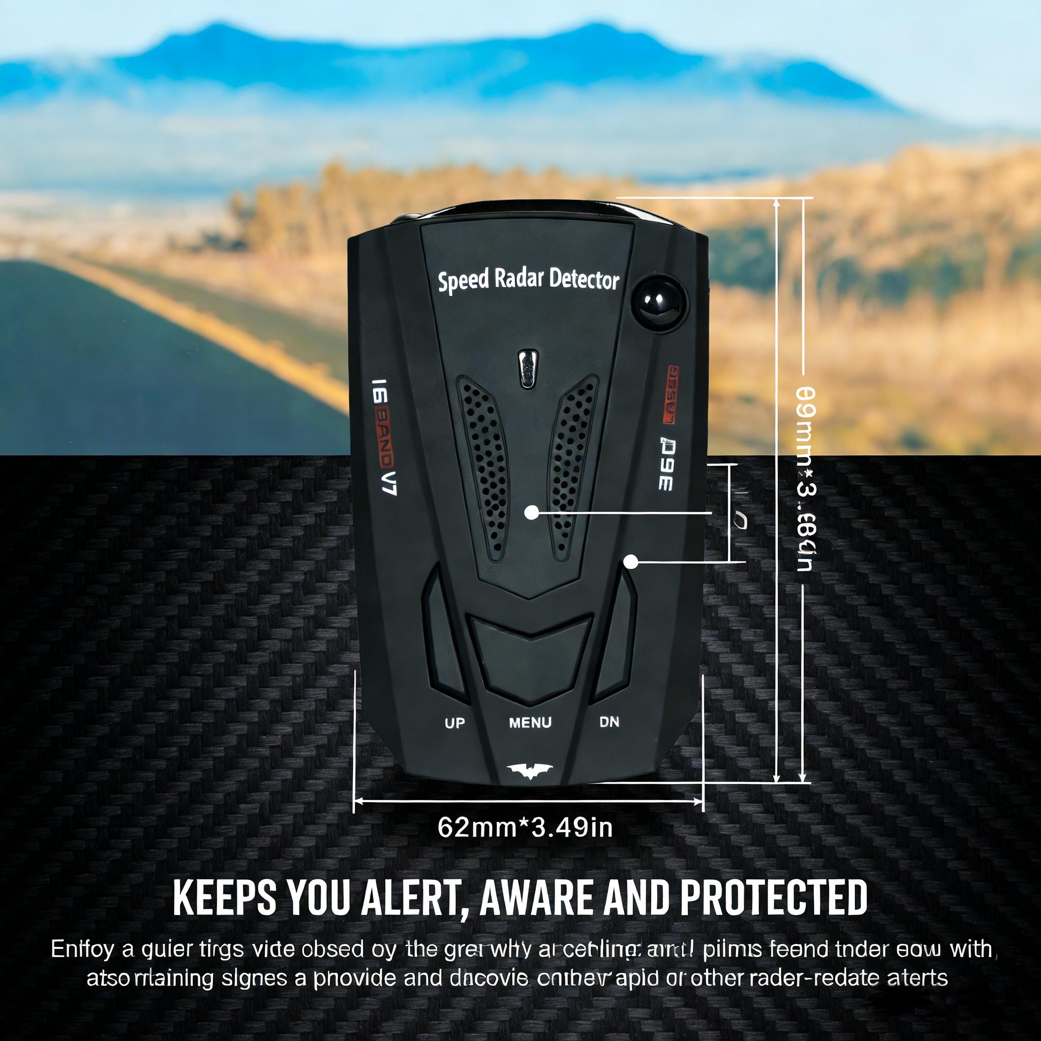 City & Highway Smart Driving Assistant – Voice Alert LED Display, Dual Mode On-Board Safety Device, Plug-and-Play for Cars Trucks SUVs