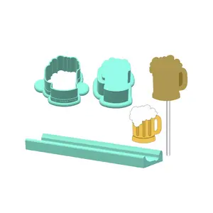 Beer Mug Cake Pop Mold | Deluxe Cutter, Popper, and Tray Option