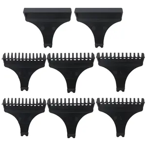 New 8Pcs Universal Hair Trimmer Clipper Limit Comb Guide Sets Replacement Hair Guides Combs Tool