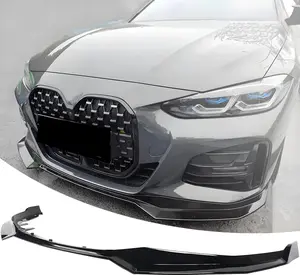 Front Bumper Lip Splitter Spoiler for BMW G22 G23 4 Series 2021-2025 M440i/ 430i M Sport (2-Door Models Only)