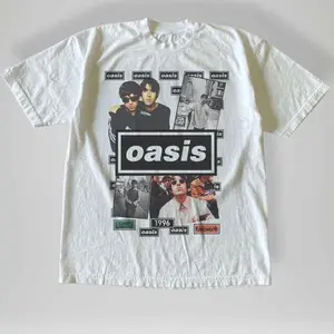 Vintage Style 1996 Oasis "Oasis" Album Music Classic Graphic Tee, Band Graphic Merch 90S Y2K, Unisex Graphic Tees Gothic Grunge Y2K Emo Scene Amity Affliction Style Clothes Menswear Womenswear Streetwear